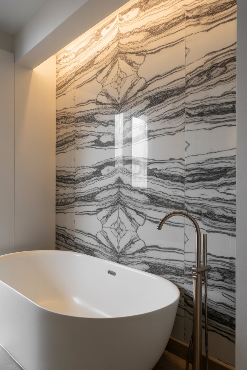 15. Mosaic Tile as a Decorative Niche and Accent Feature