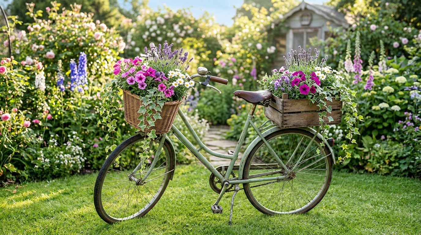 20 Bicycle Yard Decor Ideas Hero