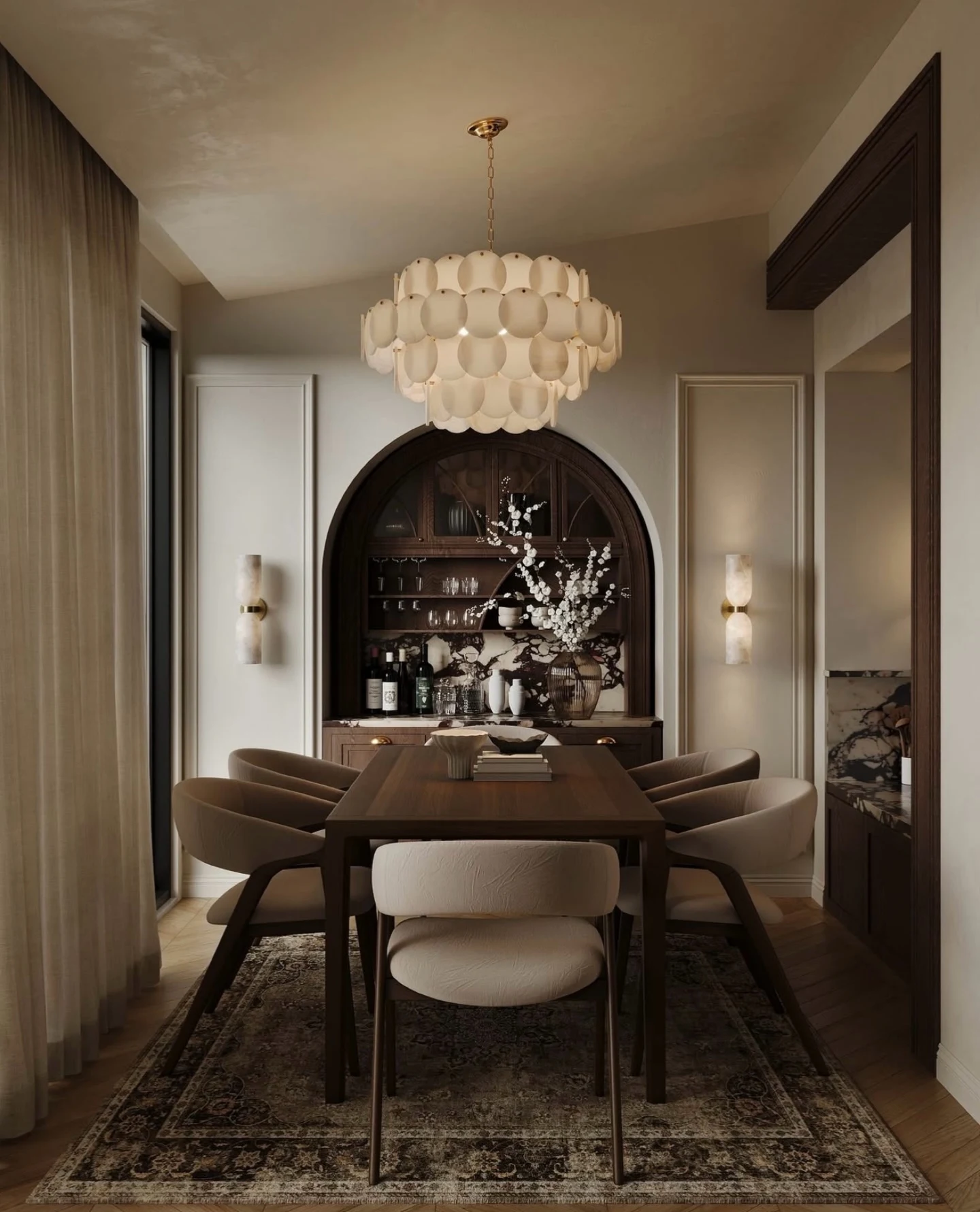 11. A Dimmable Pendant Cluster for a Customizable, Mid-Range Option