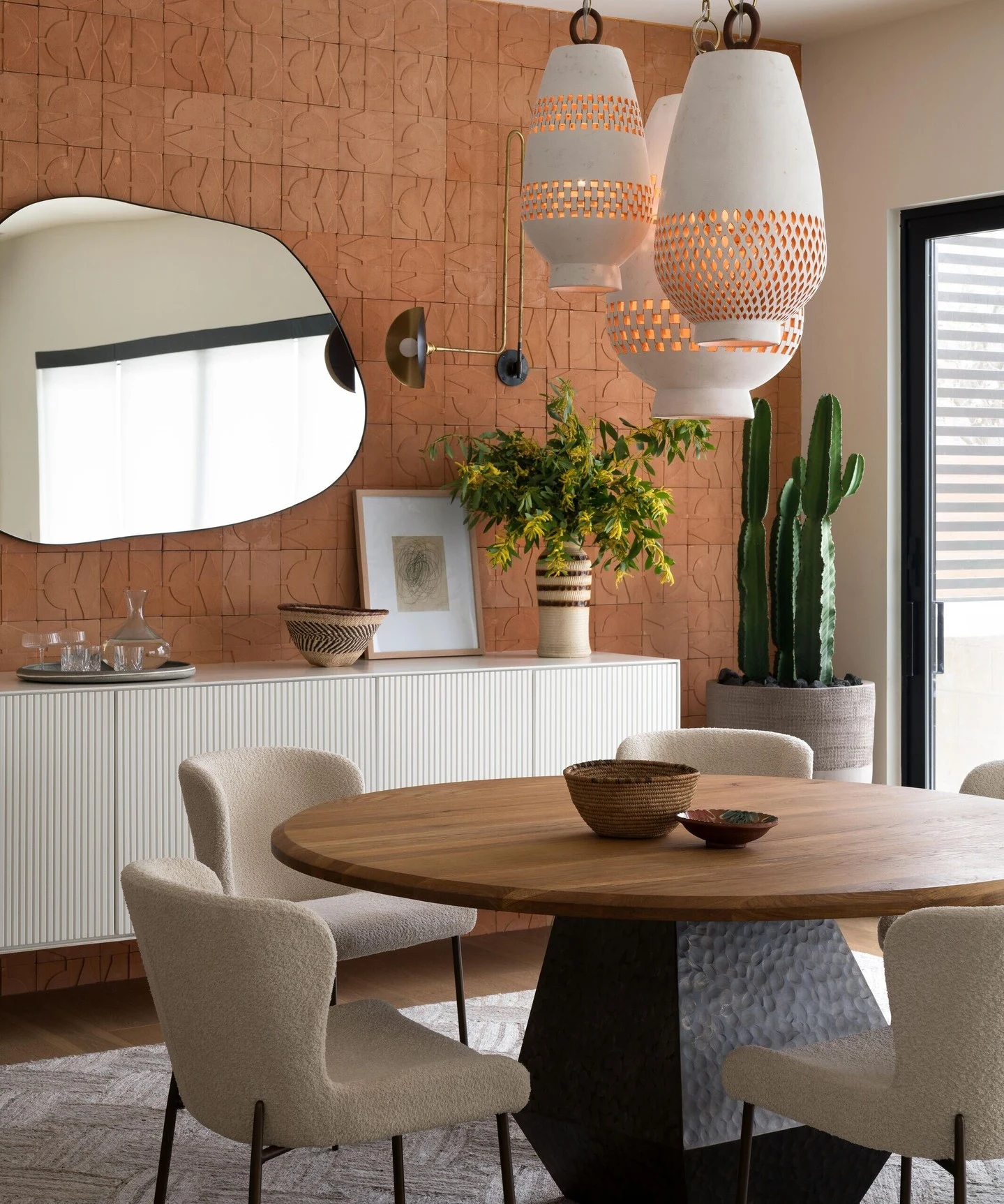7. Woven Rattan Pendants for a Budget-Friendly Boho Touch