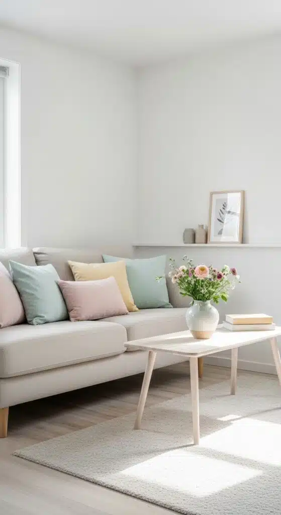 3. A Cozy Rug to Define the Homeschool Zone within the Living Room