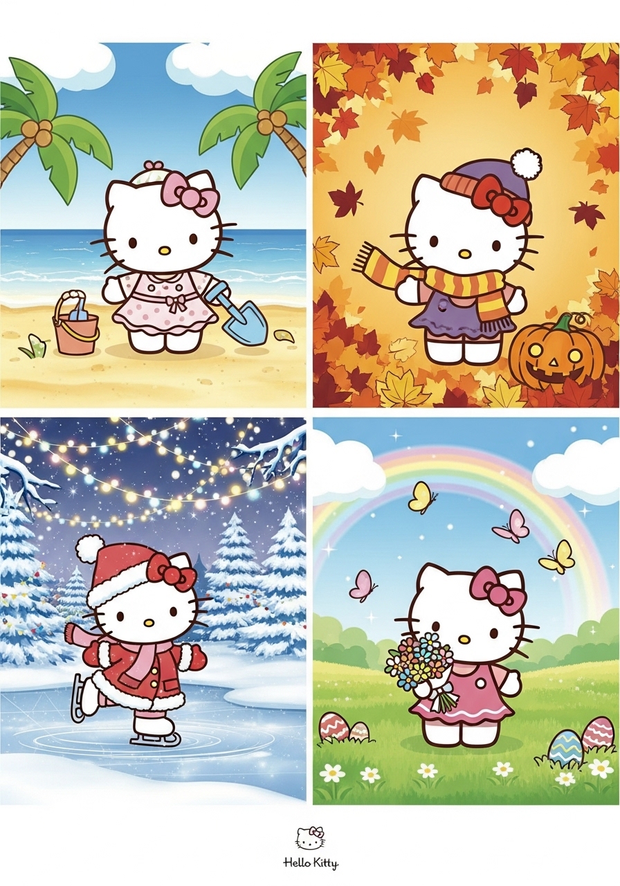 A Pastel-Toned Gallery of Polaroid-Style Photos