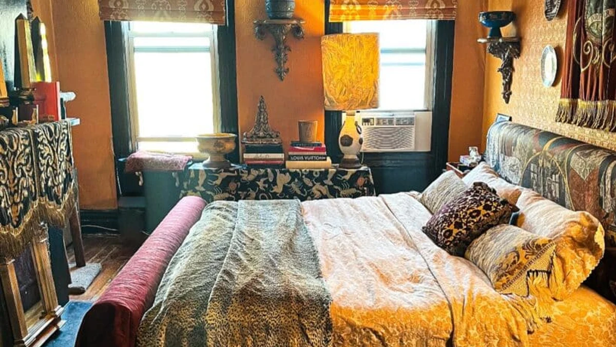 Layering multiple patterns within the same color family