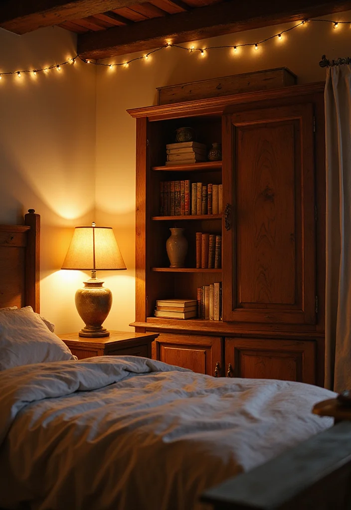 4. A Tufted Leather Reading Chair in a Warm Tuscan Corner