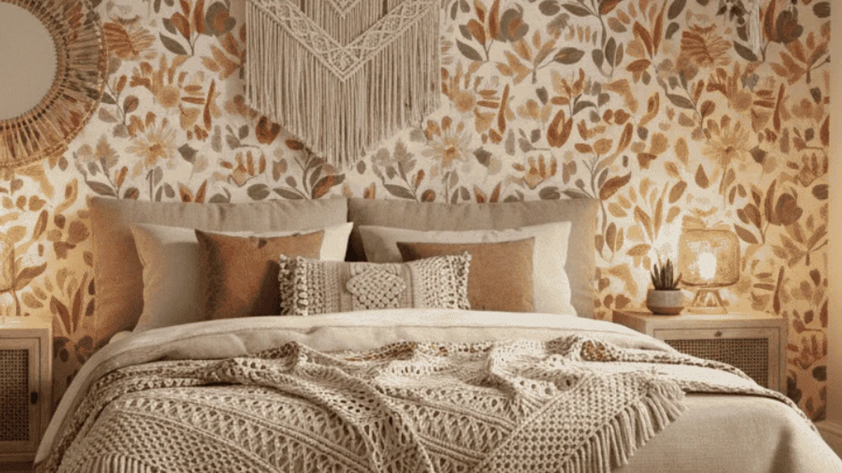 A removable, renter-friendly peel-and-stick pattern