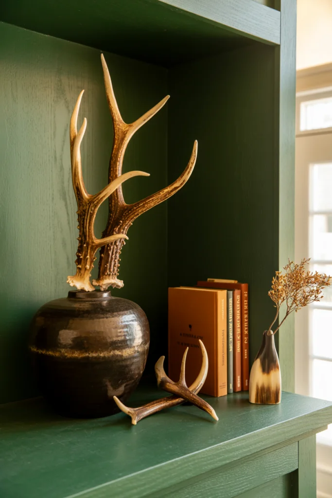 10. Antler or Organic Sculptural Decor Accents