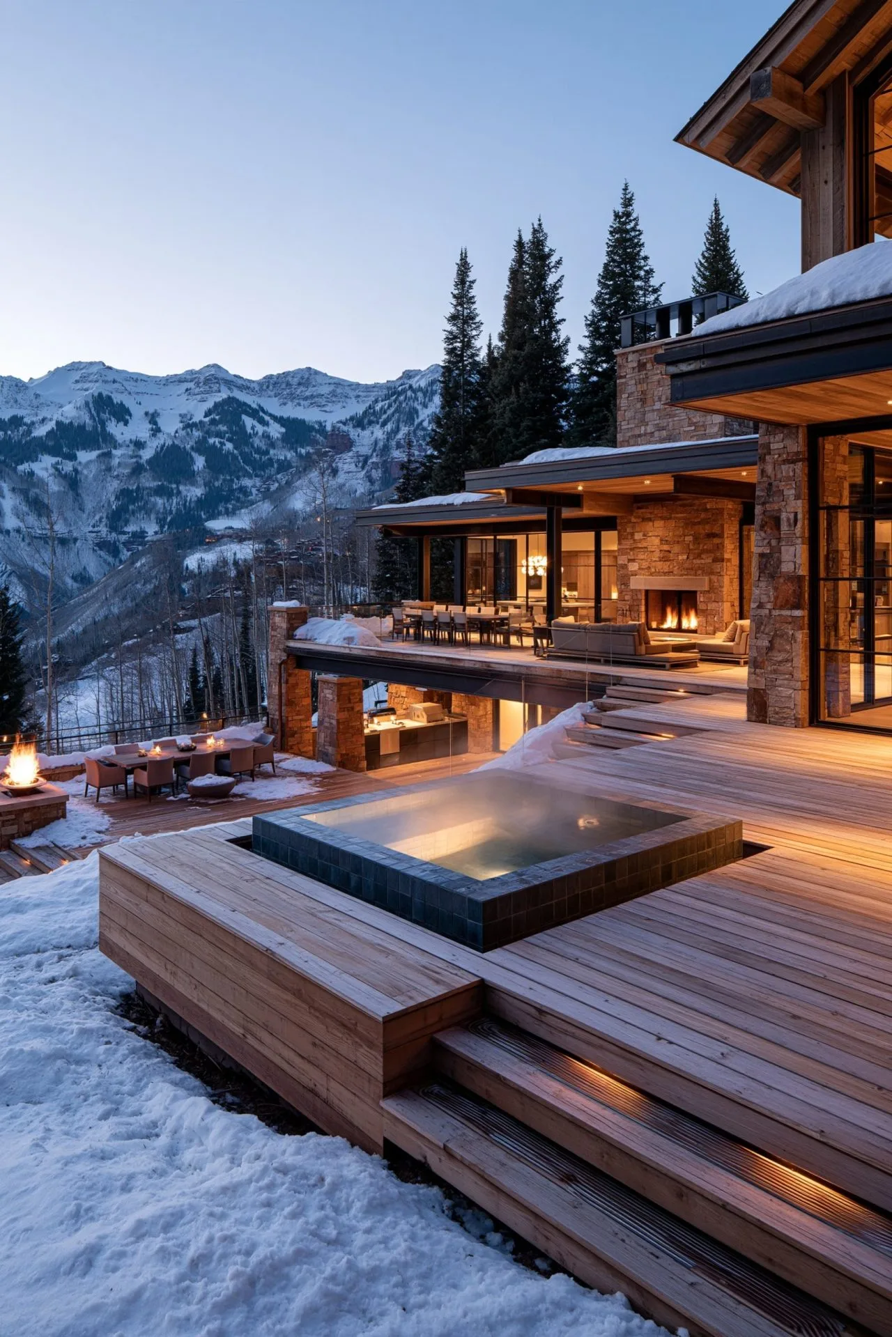 10. A Spa-Style Bathroom Suite with Heated Floors and a Soaking Tub by a Window