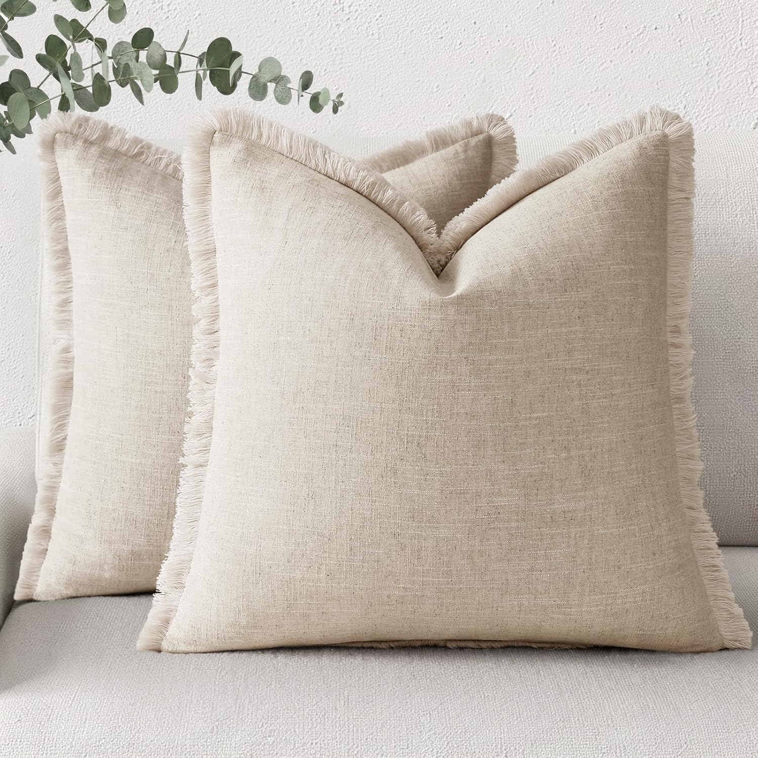 A Set of Stylish Decorative Throw Pillow Covers